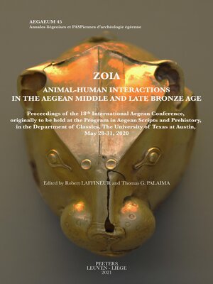 cover image of Zoia. Animal-Human Interactions in the Aegean Middle and Late Bronze Age